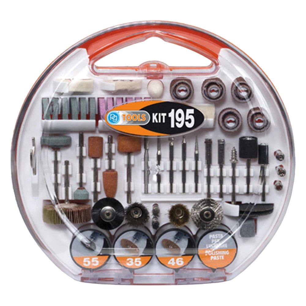 1cf accessori per mini trapano in kit kit 195 pezzi cod:ferx.5107068nlm