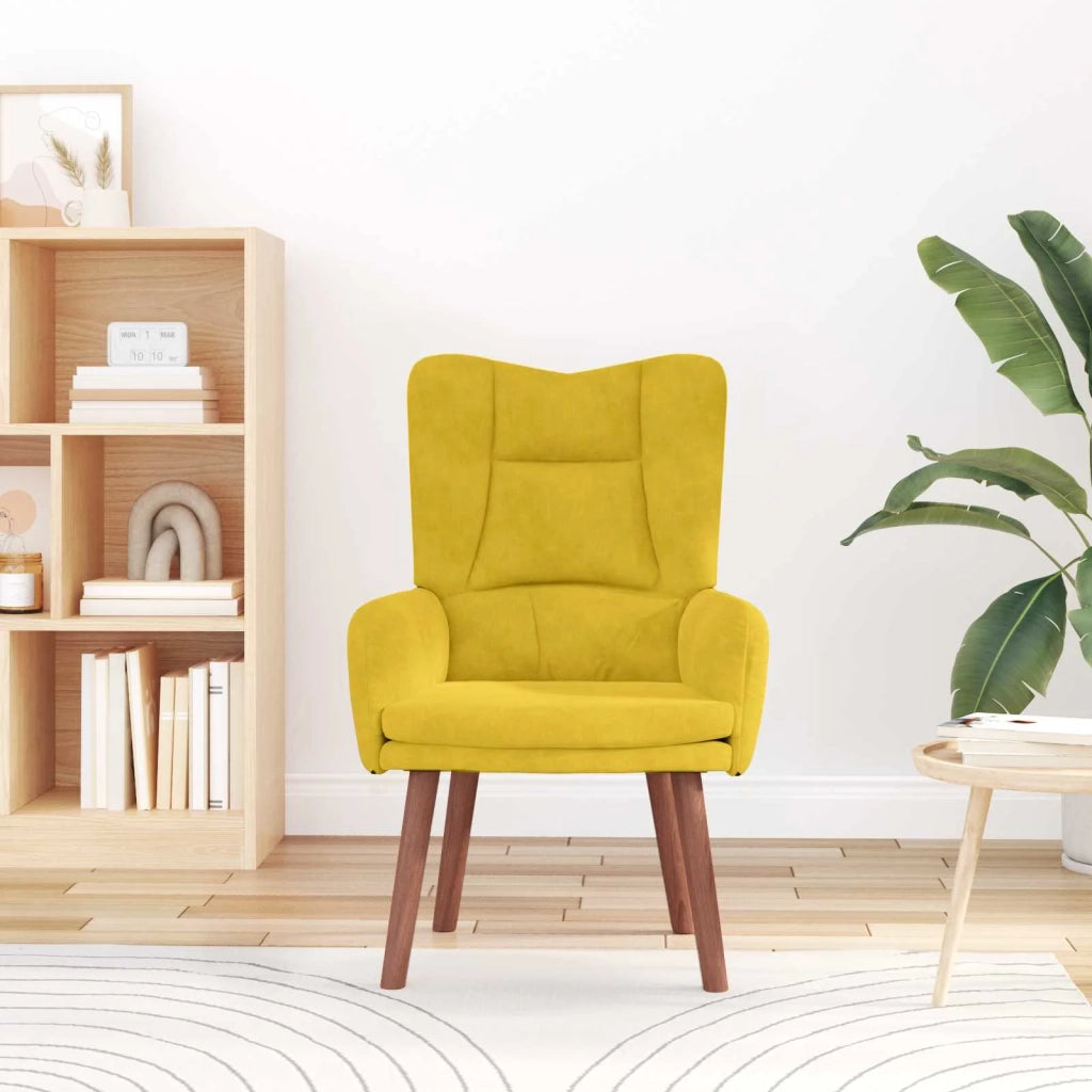 poltrona Giallo 63 x 67 x 94 cm Velluto 42001810