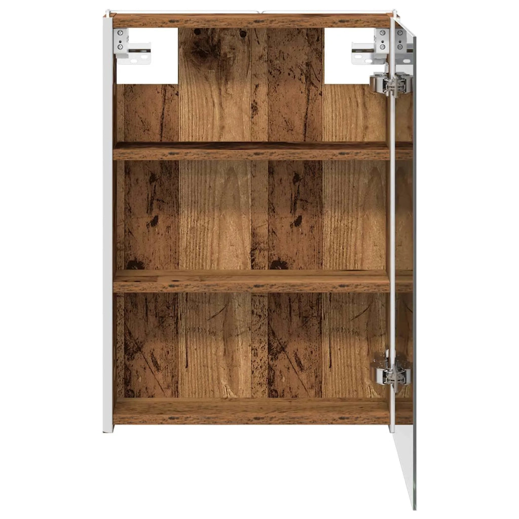 Mobiletto per specchio da bagno Legno vecchio 889229