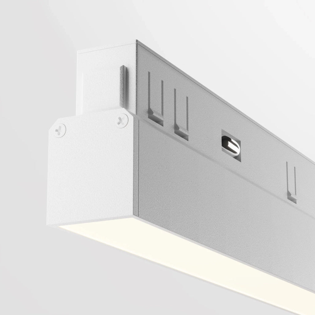Maytoni Sospensione moderna Exility Basis 1 luce LED integrato bianco alluminio
