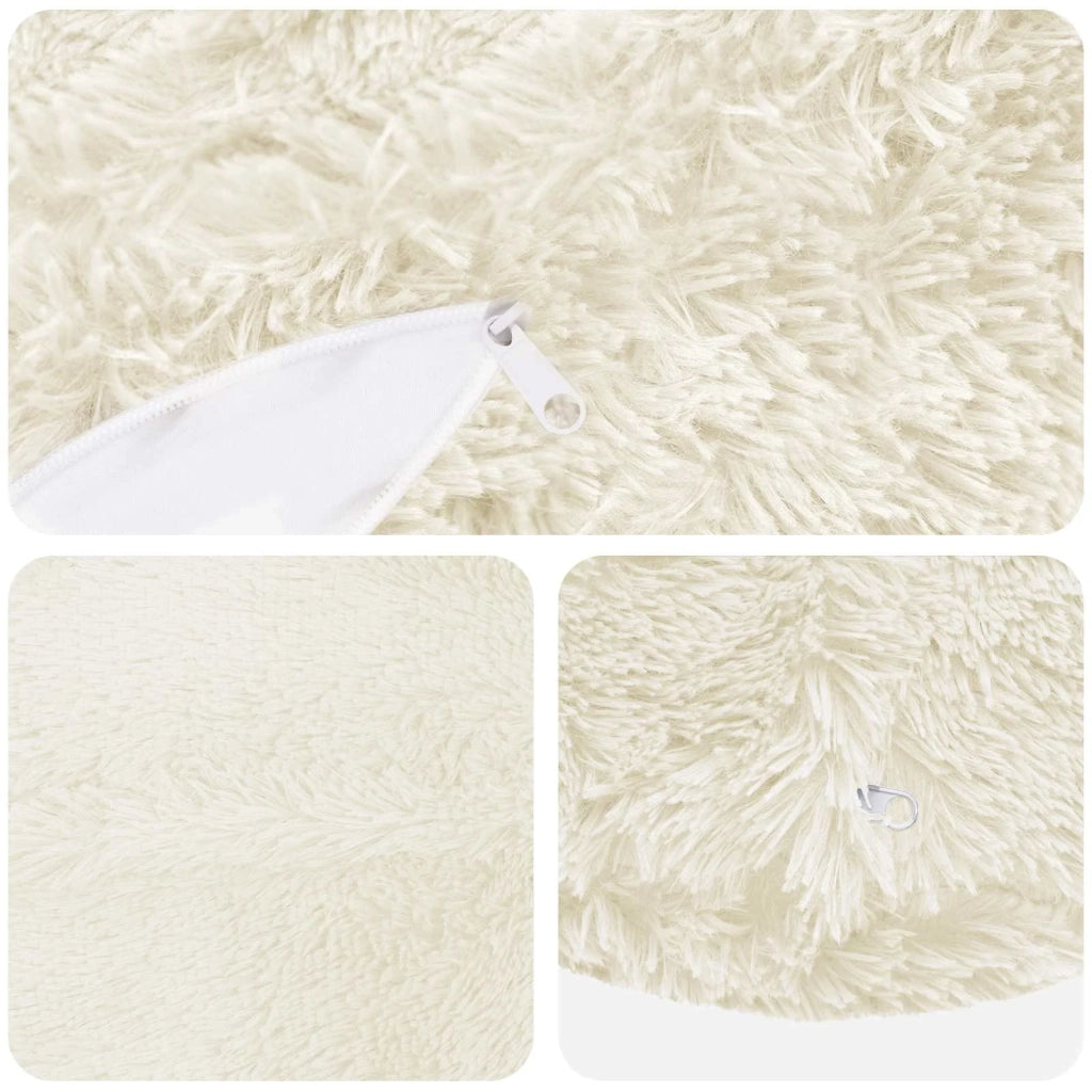 Federa 2 pcs HEERLEN Bianco Ø 40 cm Fleece PV 922419