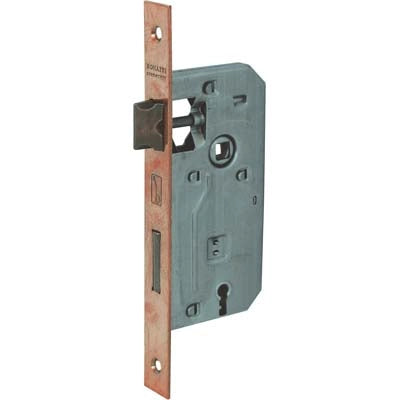 SERRATURA PATENT B.QUADRO BRONZATO 042P BONAITI  I.MM 70 F.MM 22 E.MM 40