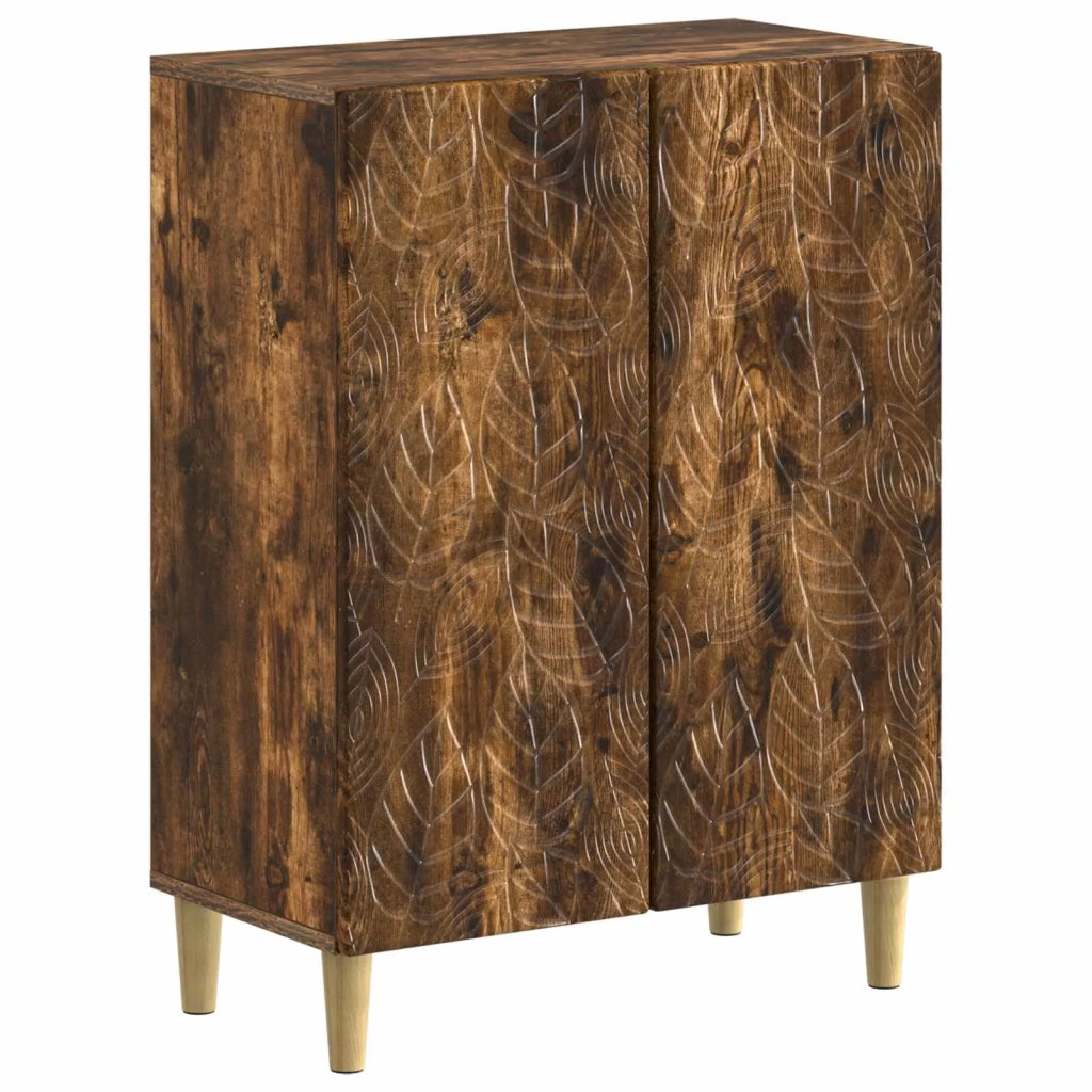 Mobiletto da Bagno DELFT Rovere Fumo 59,5 x 31 x 80 cm 897060