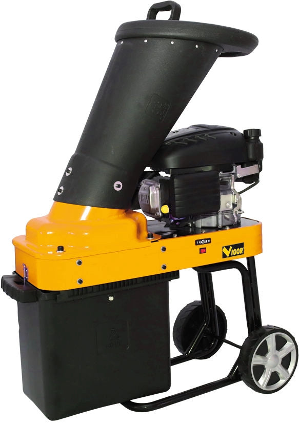 Vigor 7172030 VBI-3200 Biotrituratore a Scoppio 4T 173 cc 5,5 HP 3000 rpm 45 mm 30 L colore Nero