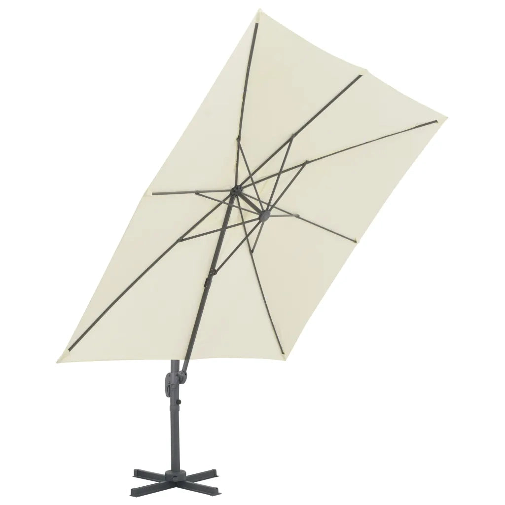 Ombrellone da Giardino con Base Portatile Sabbia 276343