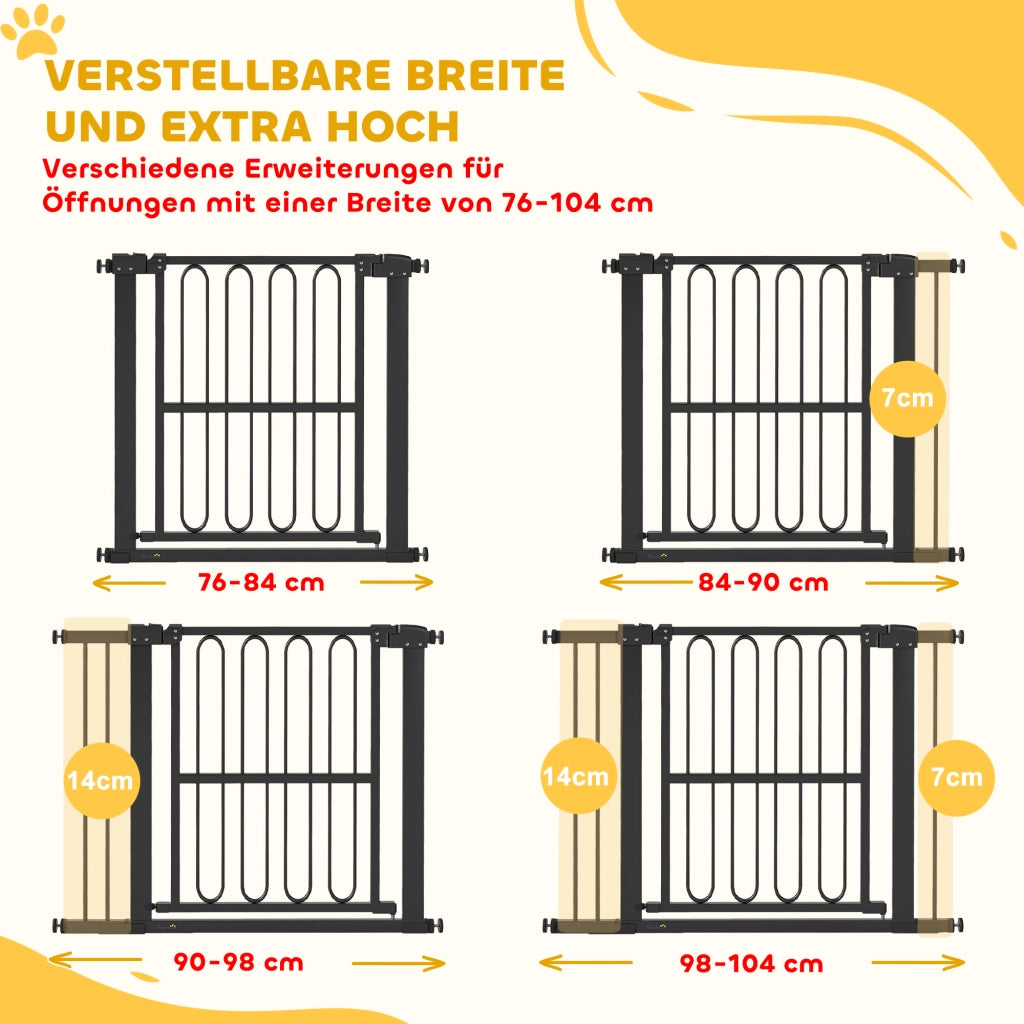 Cancello di sicurezza per cani ¨C Minimal ¨C 76-104 cm