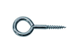 OCCHIOLO CON VITE PER LEGNO- - mm.25x100 - ø mm.7x35 - 100 pezzi PUCCIONI
