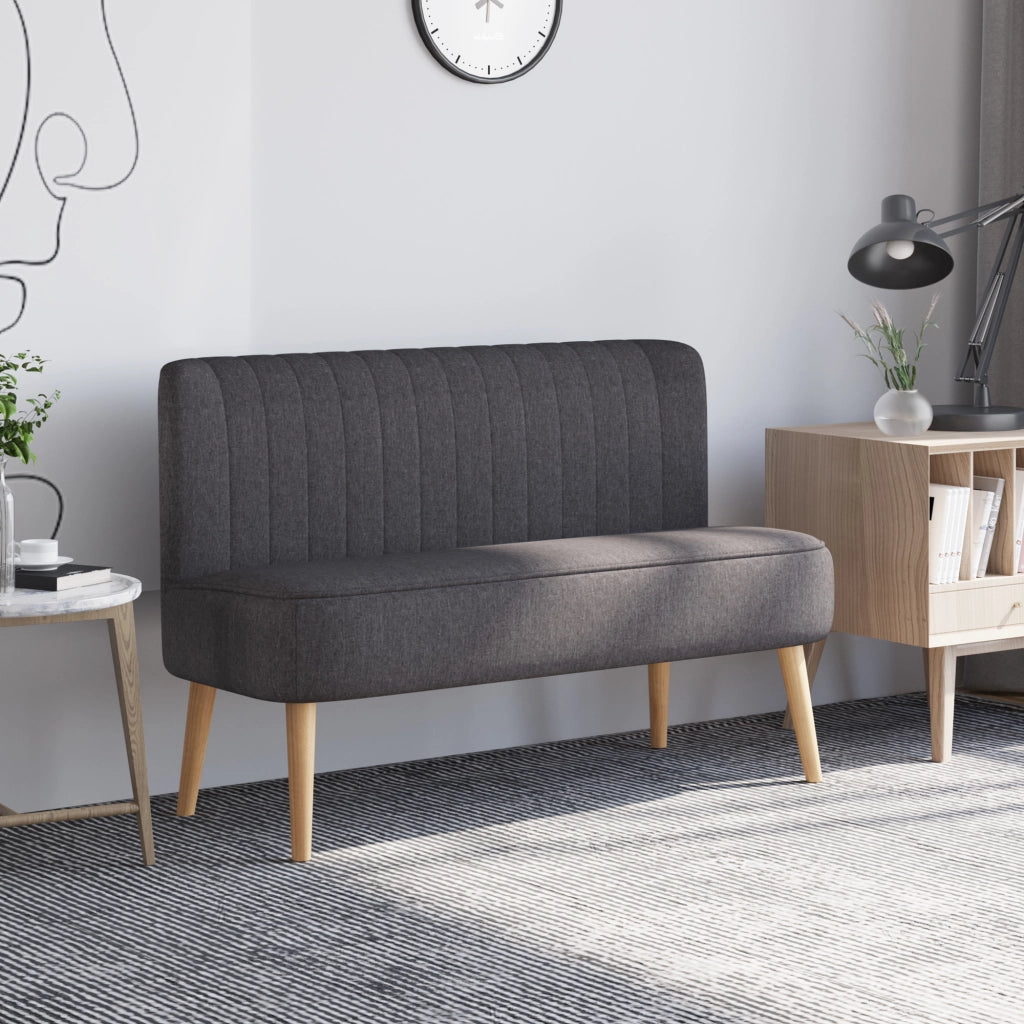 Divano 2 posti ¨C Minimal ¨C grigio scuro 117x56.5x77 cm