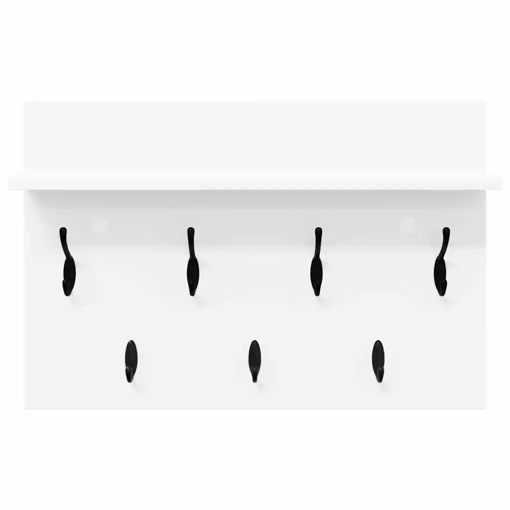 Appendiabiti a muro Bianco 60 x 40 x 12 cm Legno multistrato CFW6138031