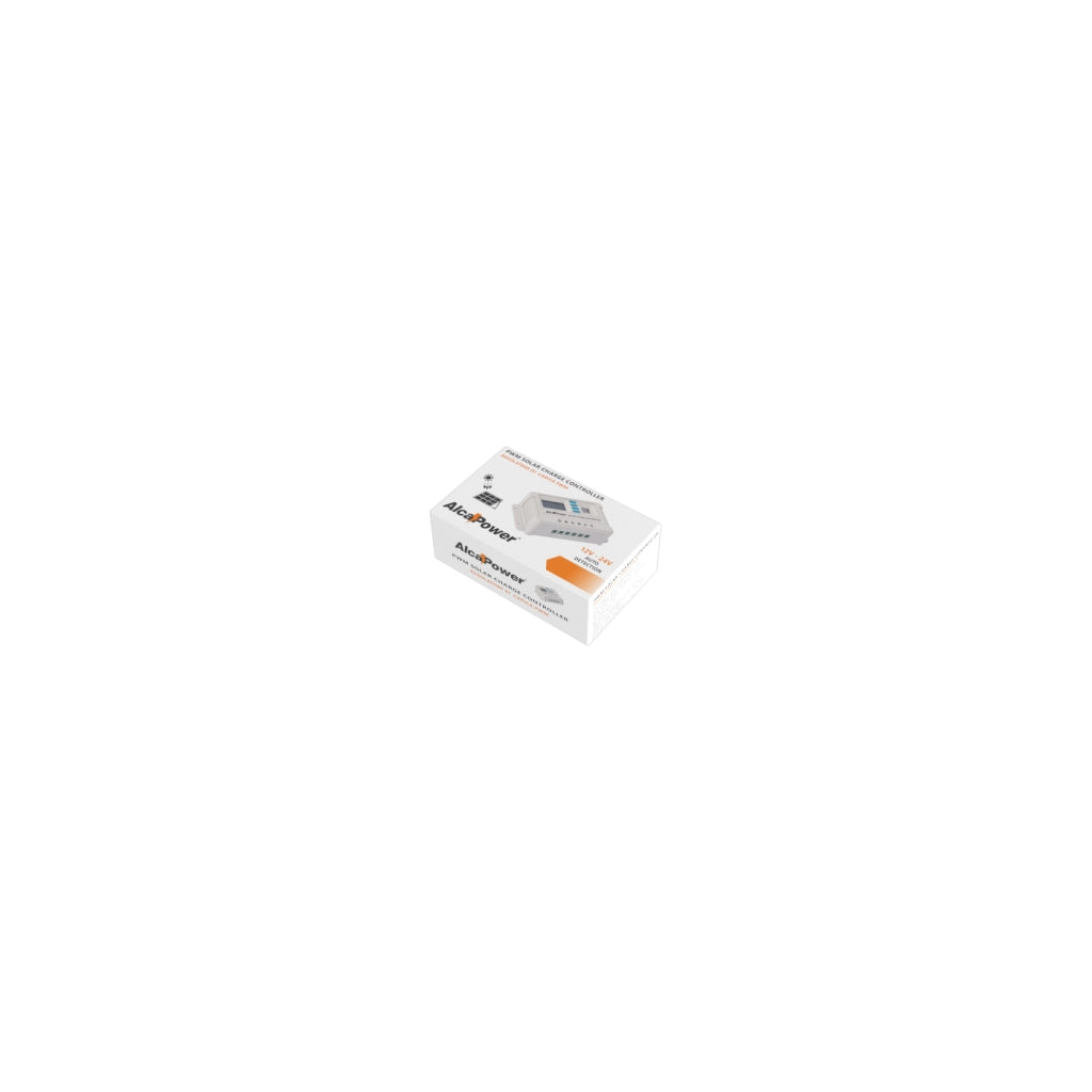 Alcapower Regolatore di Carica PWM 10A 12V/24V con Riconoscimento Automatico, Doppia Uscita USB e Protezione Termica per Impianti Fotovoltaici