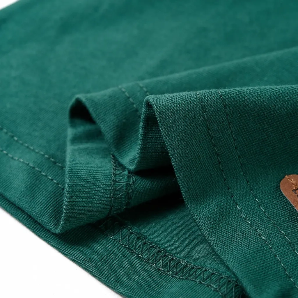 Maglietta per Bambini Maniche Lunghe Verde 128 12647