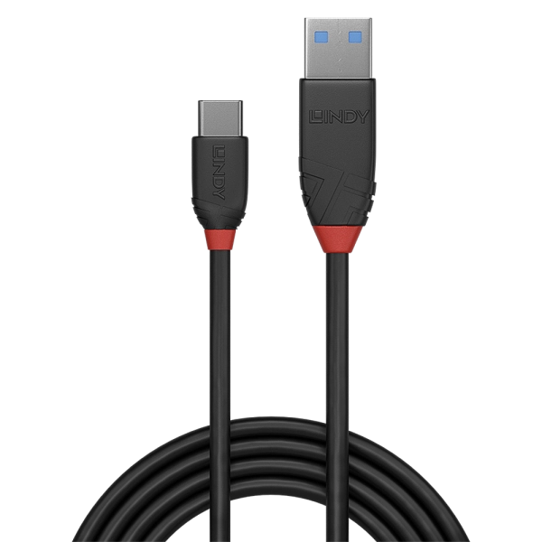 LINDY CAVO USB 3.1 TIPO C/A BLACK LINE 1M