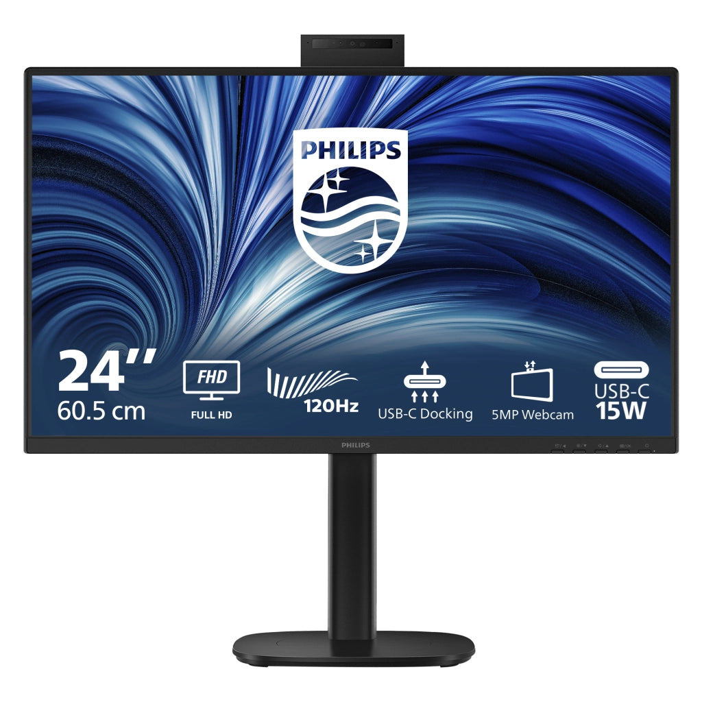 MON 24IPS FHD HDMI DP VGA USBC MM WEBCAMERA DOCKING PIVOT