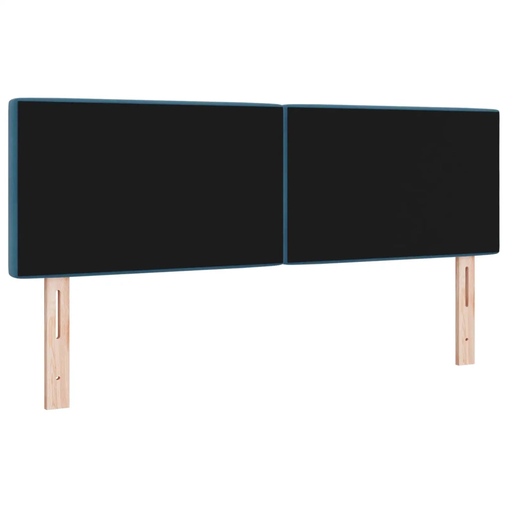 Testiera Blu Scuro 144 cm Velluto 42007091