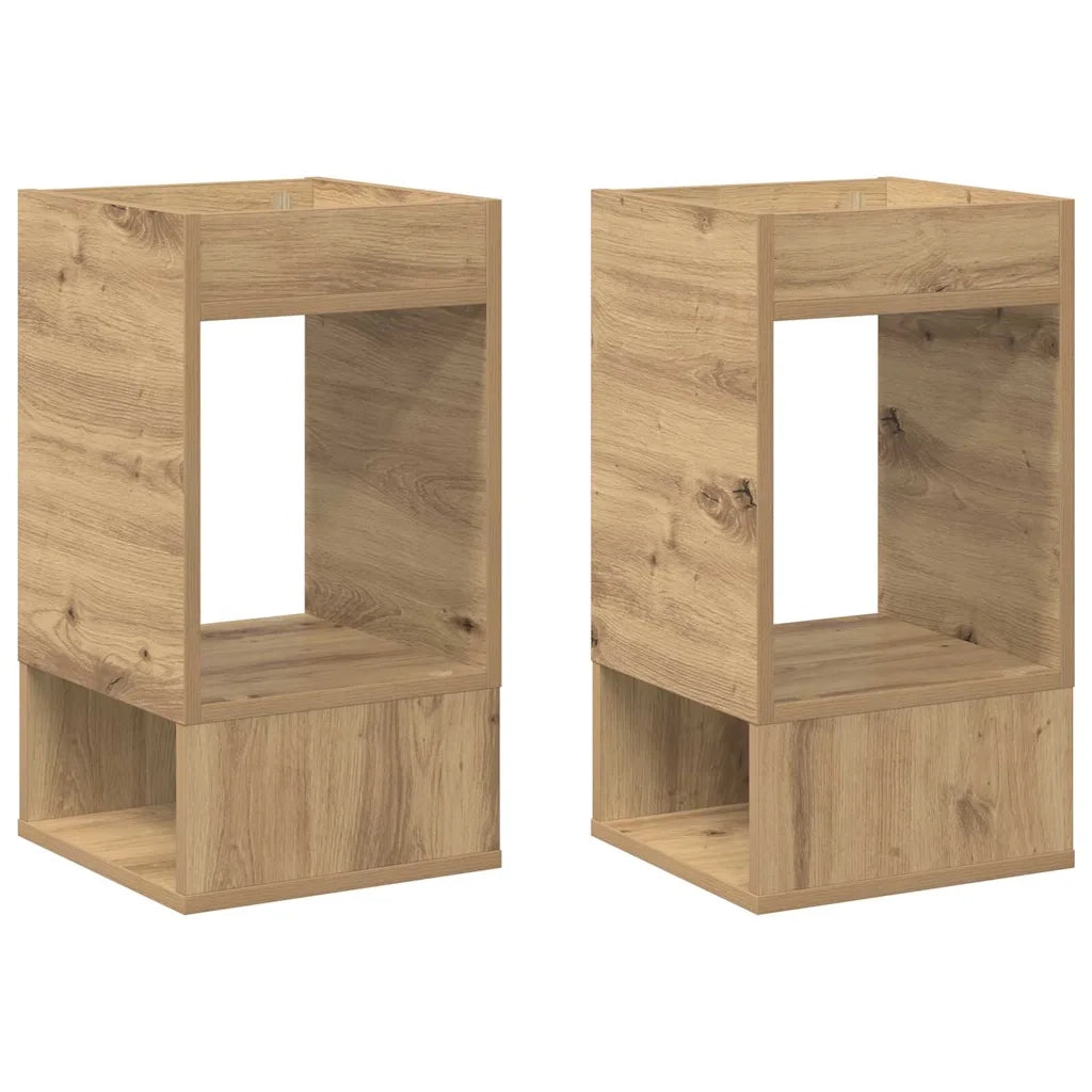 Tavolino 2 pcs Rovere artigianale 30 x 30 x 56 cm 890943