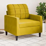 Poltrona Giallo 60 cm Velluto 4007610