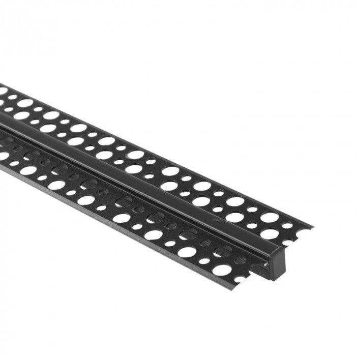 Profilo LED GPW01 incasso nero diffusore nero 1m Ecolight
