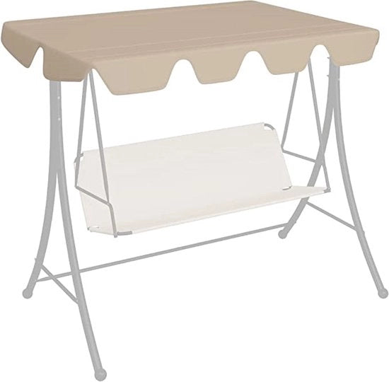Dak per schommel, schommel per giardino, tetto universale di sostituzione, copertura estensibile, tetto di copertura, impermeabile e protezione UV, ombrellone solare