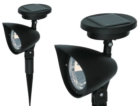 2 LAMPADE DA GIARDINO - LAMPADA SOLARE PEGASO ø14x31h CHIARO DI LUNA