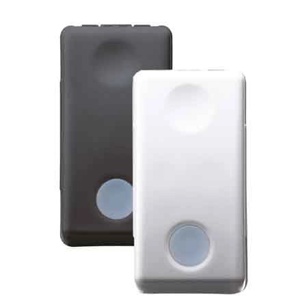 INTERRUTTORE UNIPOLARE ILLUMINABILE 'SISTEM' 10Ax 250V - Nero - GEWISS
