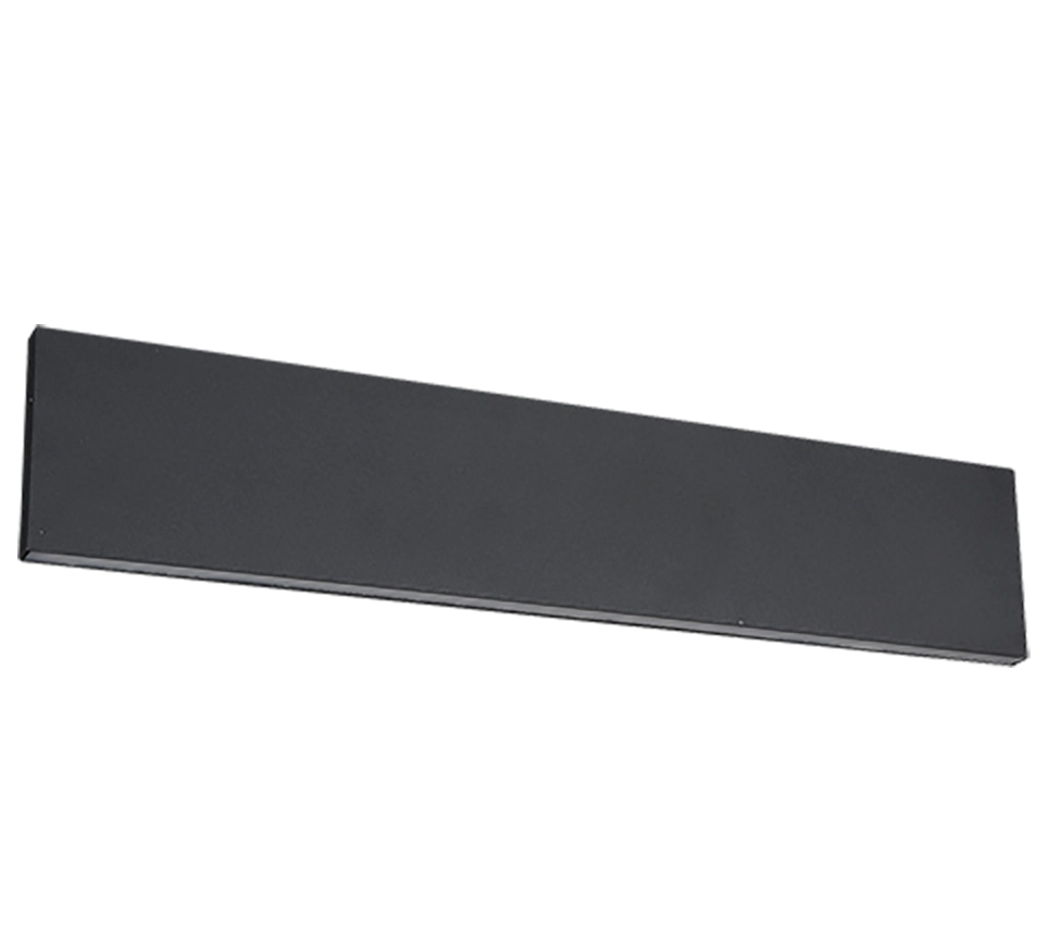 Applique LED bi-emissione, metallo, antracite, L 46 cm, Concha