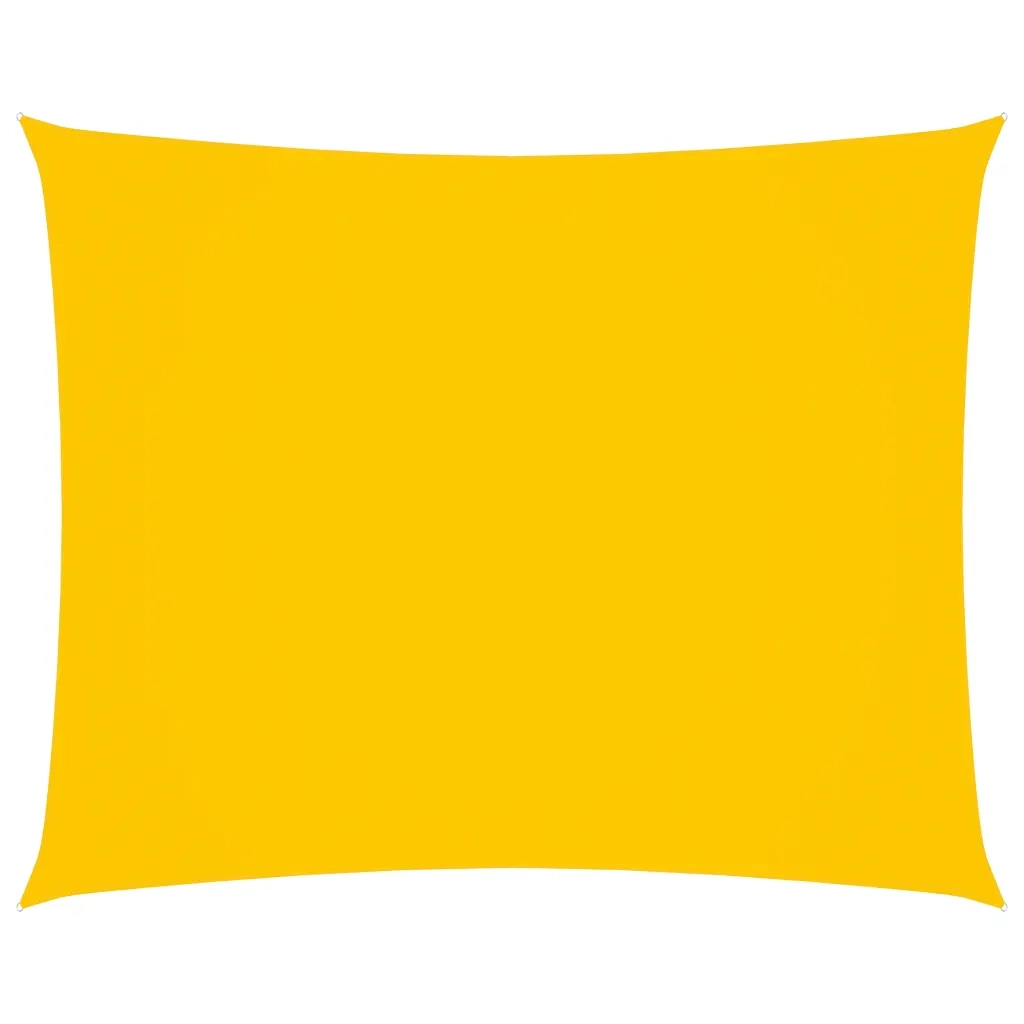 Vela Ombreggiante-Parasole a vela Oxford Rettangolare 2,5x4,5 m Gialla