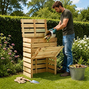 Slatted Compost Bin 80x50x100 Cm, Pine Wood, Impregnated
