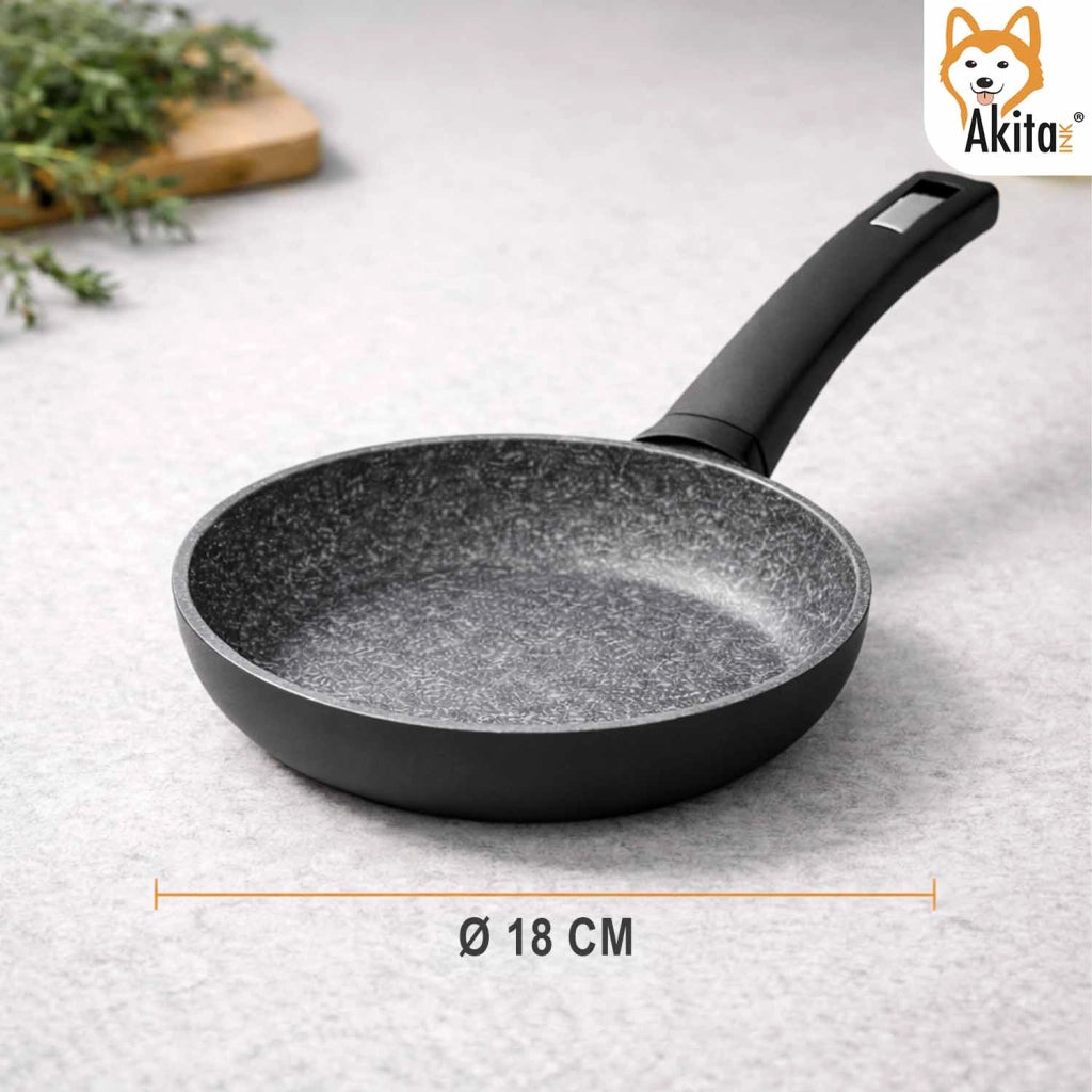 Akitaink Padella Black 18 cm Induzione Antiaderente