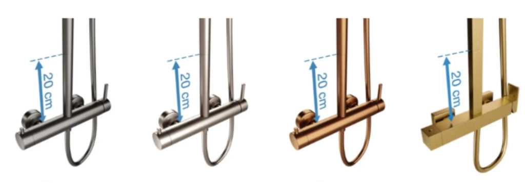 Colonna doccia termostatica ROUND ELITE - cromo