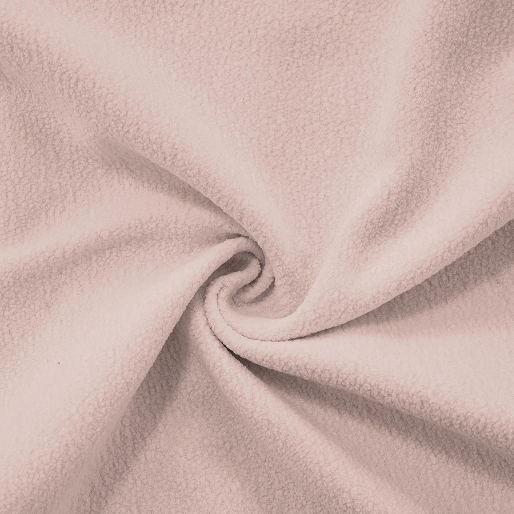 Divano angolare Cloud - Xylo - 2 posti in chenille con 2 cuscini lombari e 2 pouf, rosa