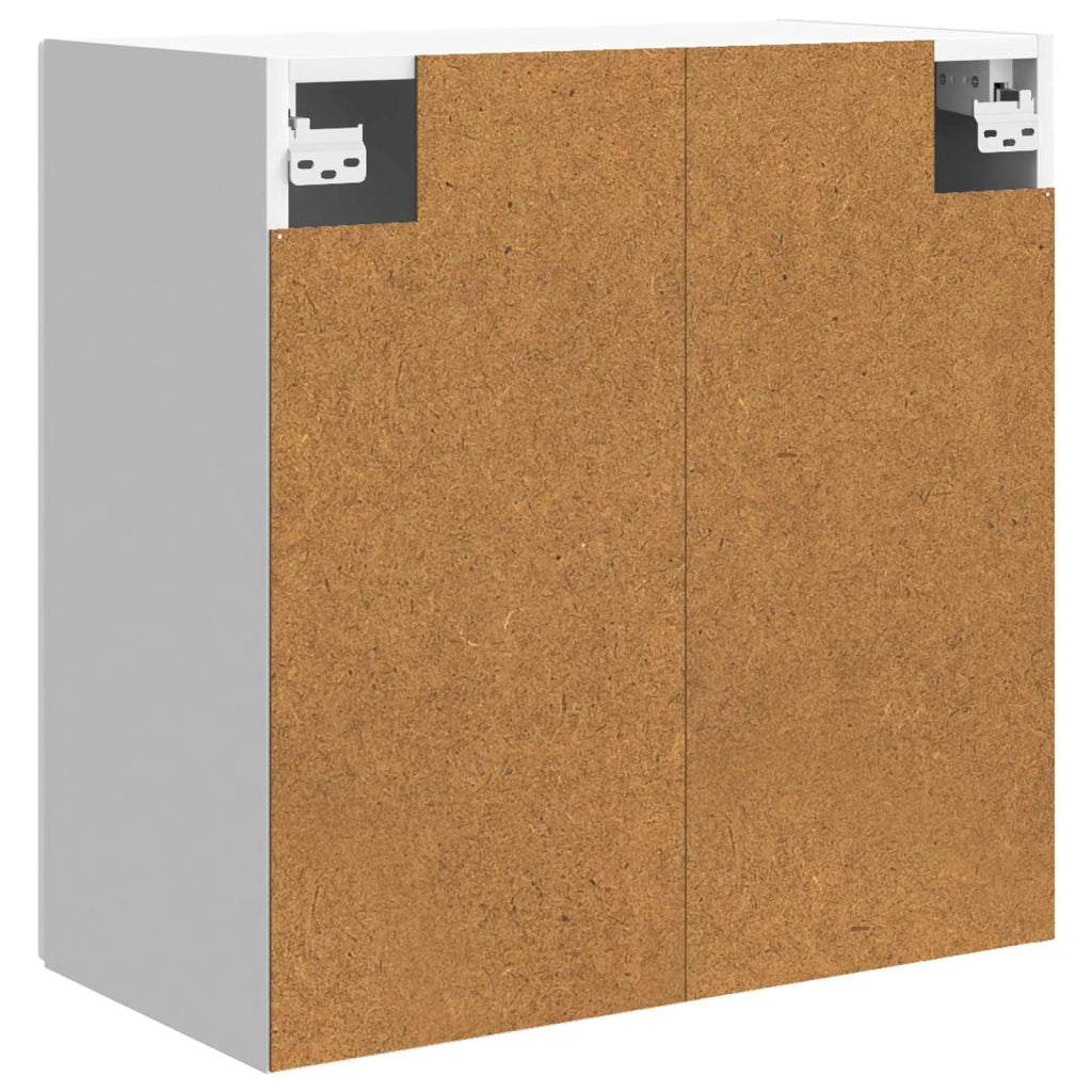 Armadietto a Muro | Mobiletto a muro Bianco Lucido 59 x 31 x 60 cm
