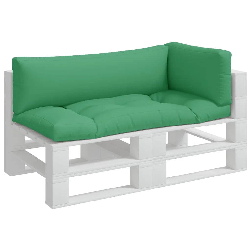 Cuscini per Pallet 3 pz | Cuscini per sedie Verdi in Tessuto
