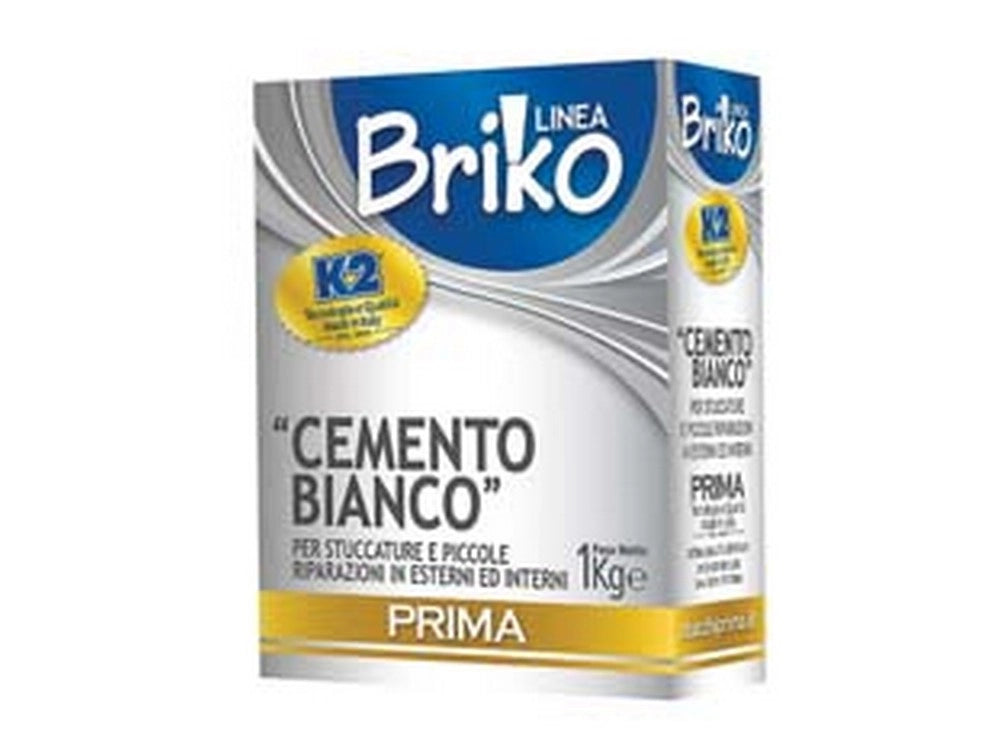12pz k2 linea briko cemento bianco in polvere - kg.1 in scatola cod:ferx.fer71109