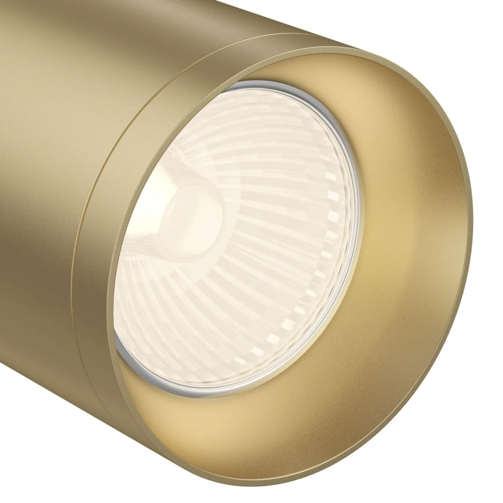 Maytoni Lampada da soffitto moderna Focus 1 luce GU10 oro metallo