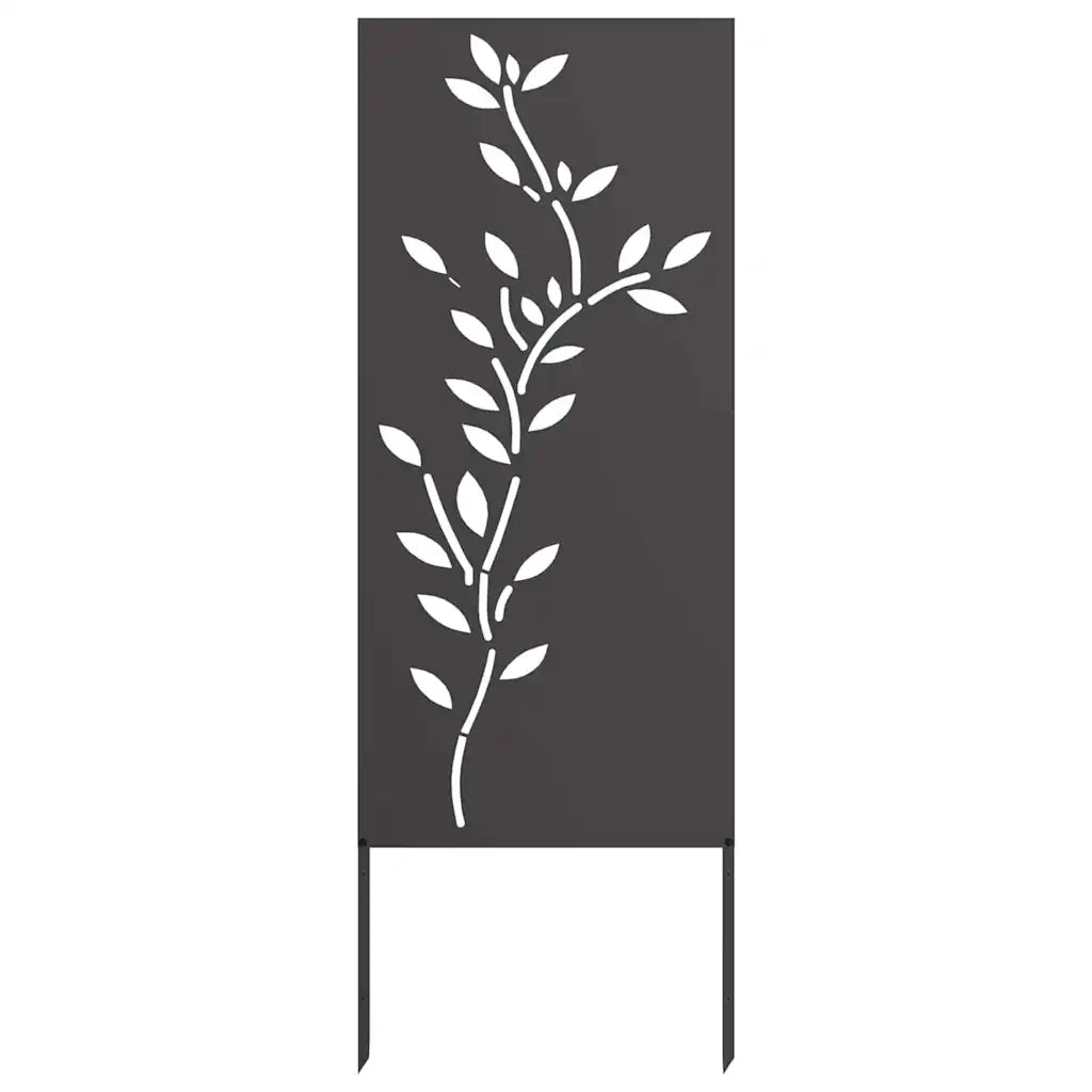 Schermo per privacy in giardino Floreale Nero 50 x 140 cm 876322