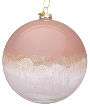 Sfera vetro Elegance grigio-bianco D150