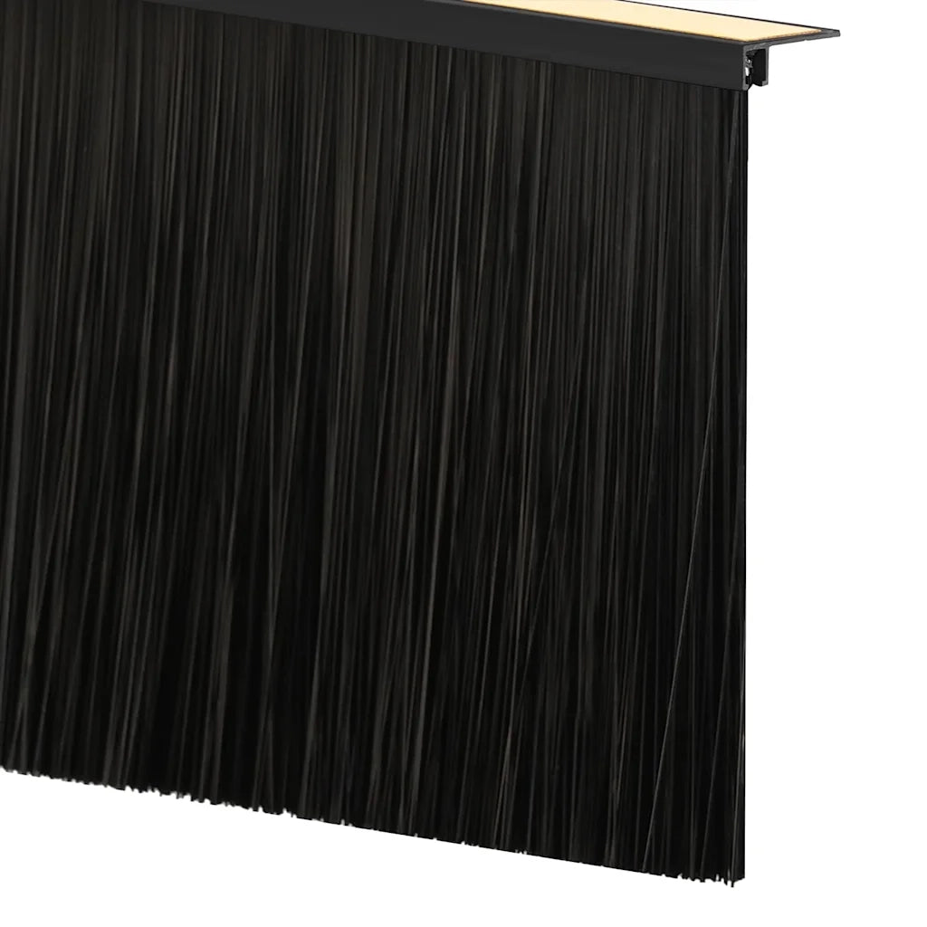 Spazzole per porte autoadesive 12 pz Nero 100 cm CFW9505497