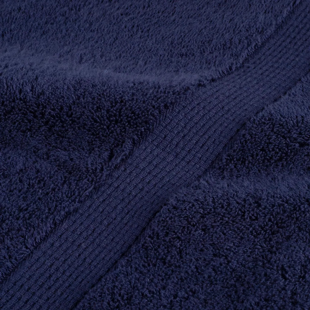 Asciugamani da doccia premium SOLUND 2 pezzi blu navy 70x140 cm 600 g/m² 137260