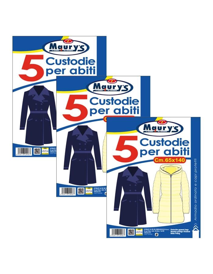KIT SET 3 PZ MAURY'S CUSTODIE PER ABITI 140X65CM 5PZ