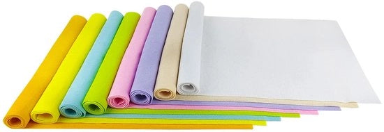 Velluto morbido, pacchetto, 40x100cm velluto colorato, tessuto vellutato per cucito, tessuto vellutato per decorazioni di festa e festival (colori di Pasqua)