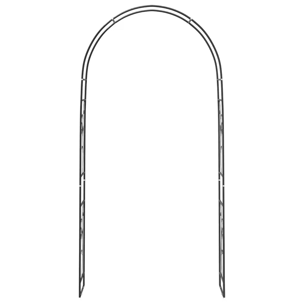 Arco da Giardino Floreale Nero 115 x 37 x 231 cm 42021351