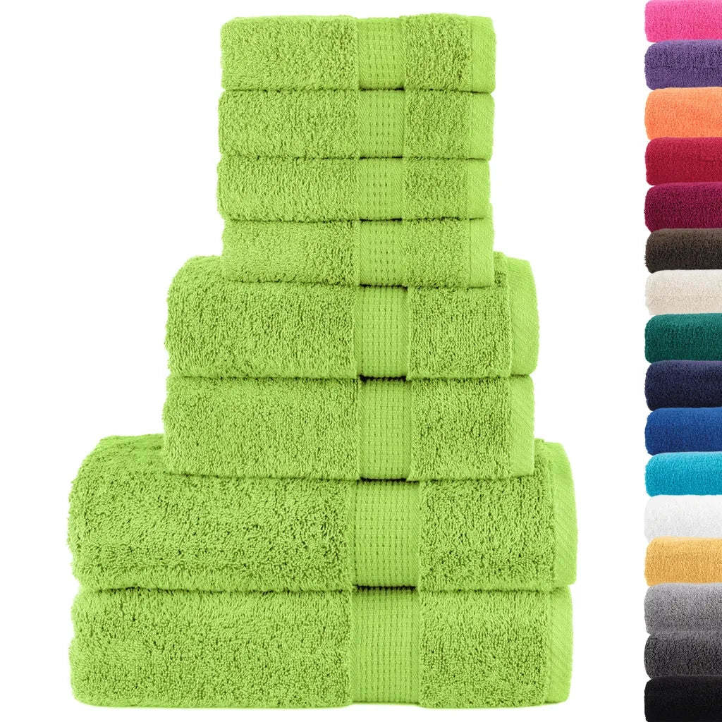 Set ASciugamani SOLUND 8 pz Verdi 600 gsm 137551