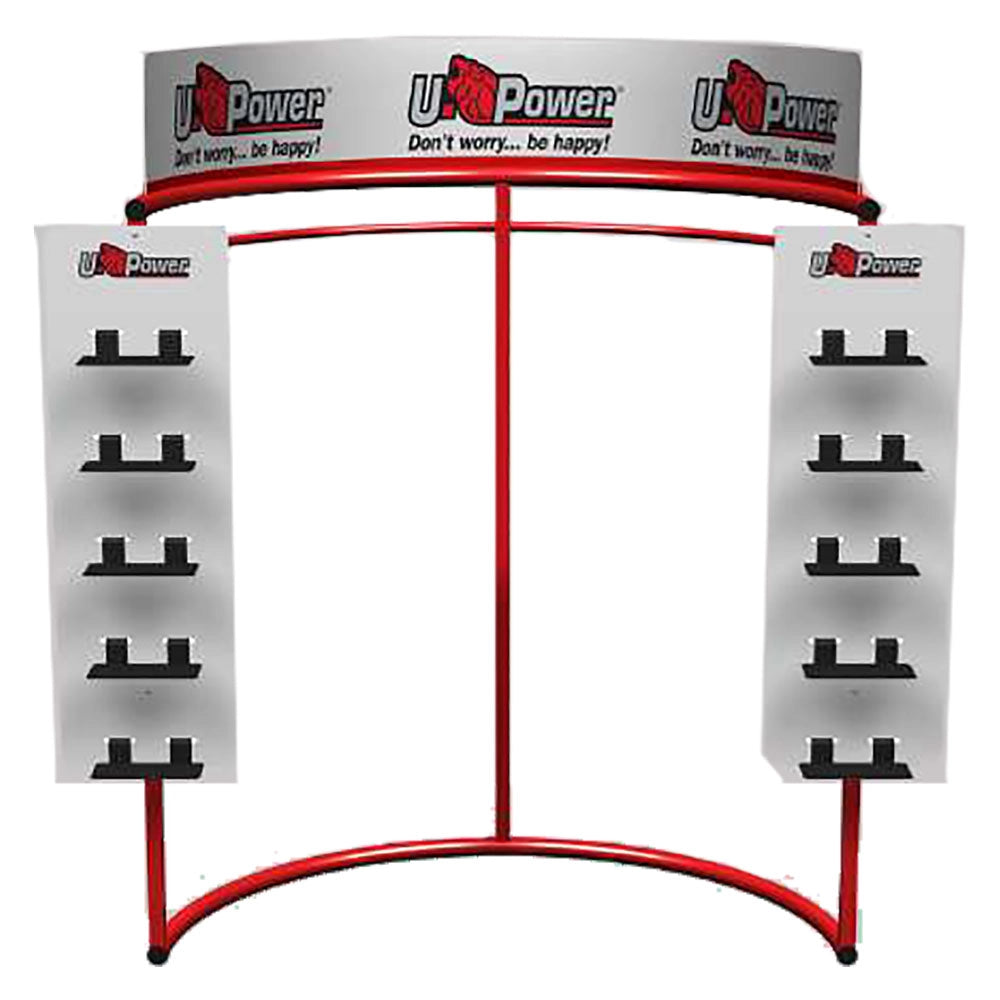 1cf espositore abbigliamento/calzature 'u iron' fornito vuoto cm116x75xh.160 cod:ferx.1068770nlm