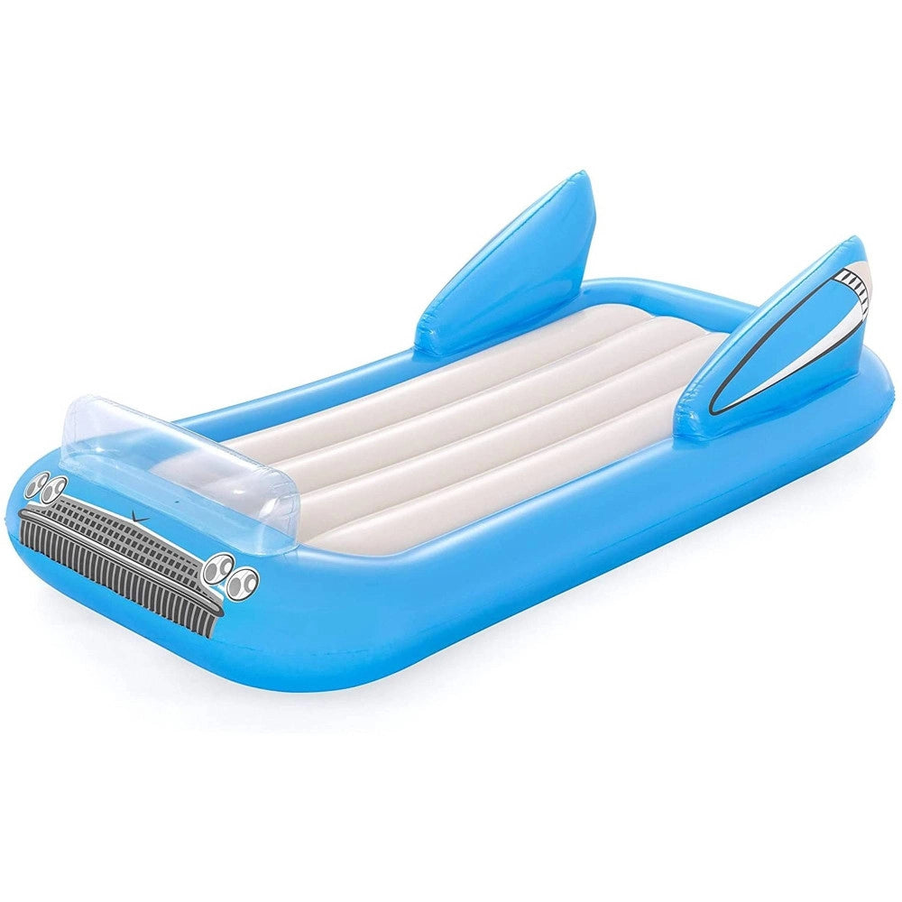 Trade Shop - Materassino Gonfiabile Convertibile A Forma Di Auto Mare Piscina 190 X 128 Cm -
