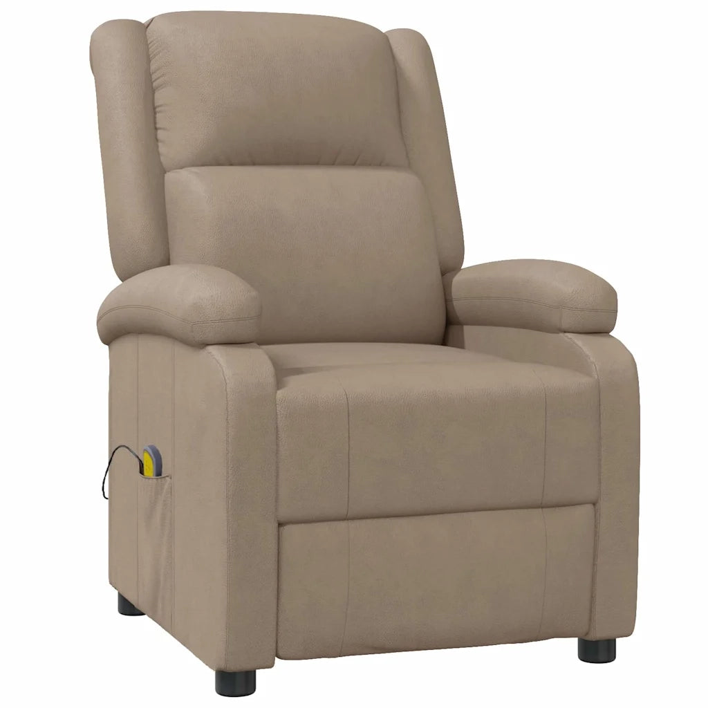 Poltrona Massaggiante Cappuccino in Similpelle 340168