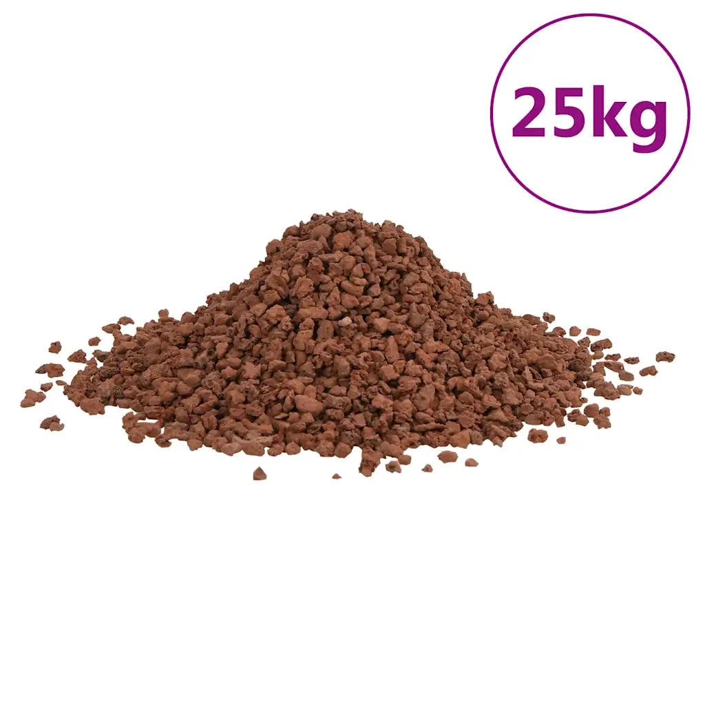 Rocce Vulcaniche 25 kg Rosse 5-8 mm CFW4285865