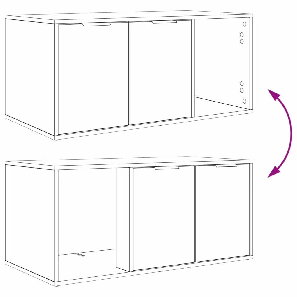Mobile per gatti Legno antico 100 x 49 x 45 cm 8014757