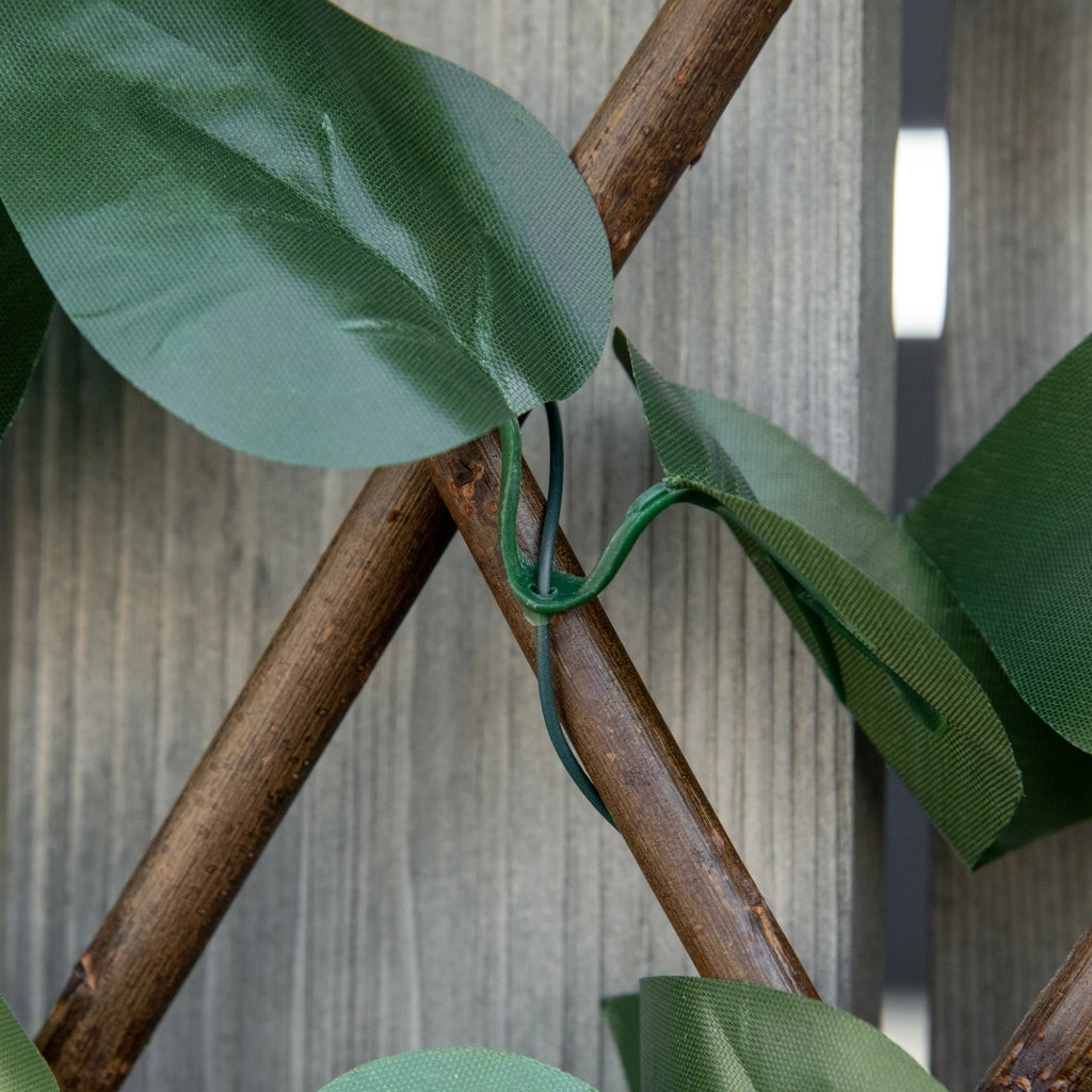 Set 4 Siepi Artificiali Edera ¨C Minimal ¨C 200x100 cm Verde Poliestere