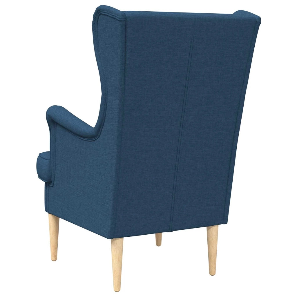 Poltrona-Divano Sedia Blu Tessuto 408452