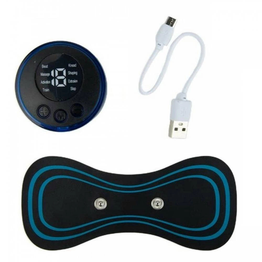Trade Shop - Massaggiatore Cervicale Elettrostimolatore Mini Portatile Massaggio Collo -
